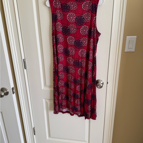 Fever Burgundy and Pink Floral Dress - Picture 5 of 5